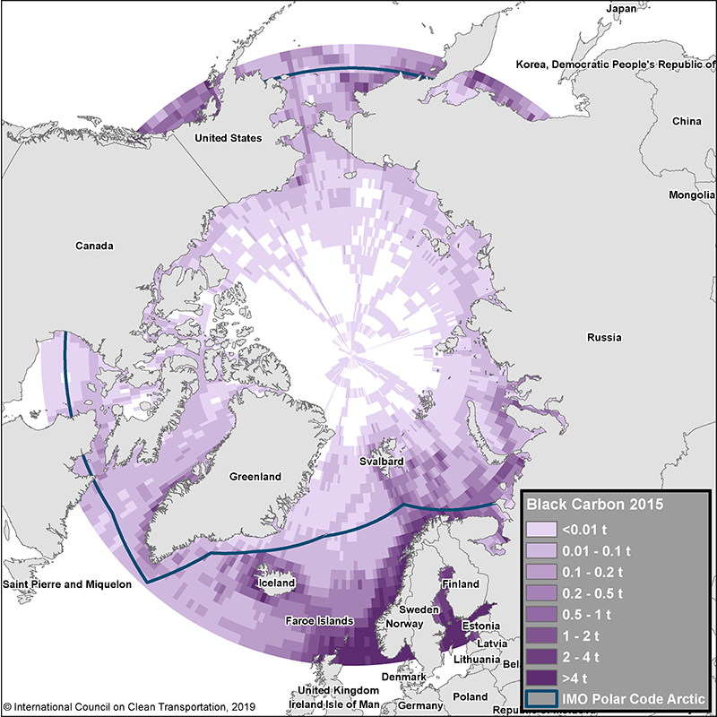 marine black carbon in the arctic