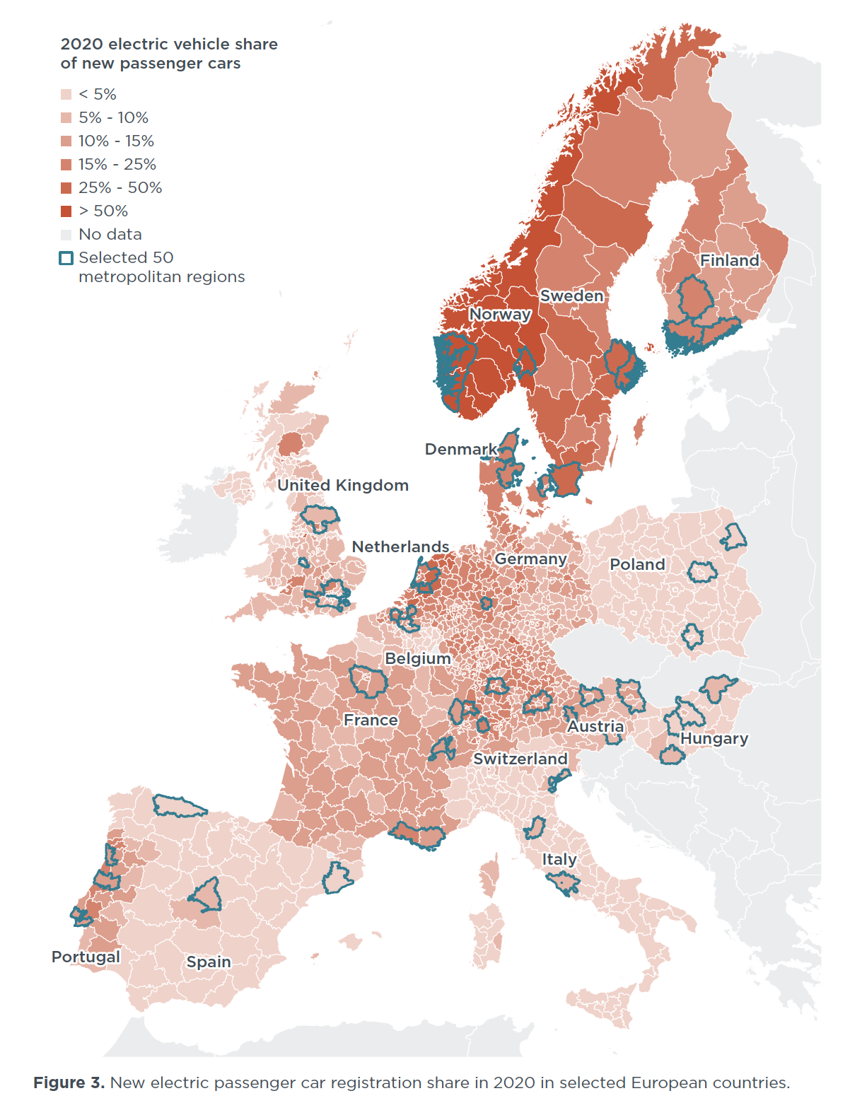 Update on electric vehicle uptake in European cities International