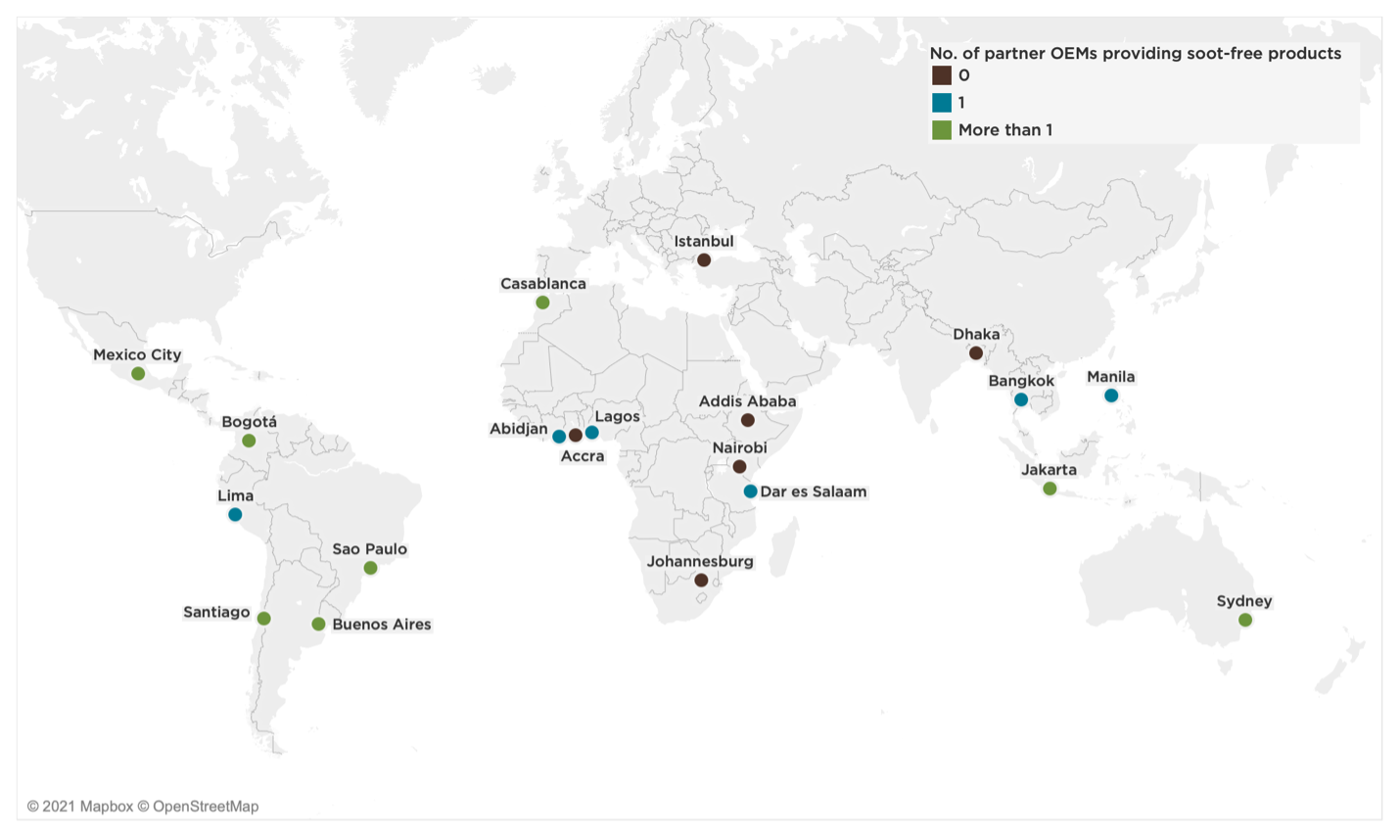 Map Worldcities Soot Free Buses May21 Png International Council On Clean Transportation