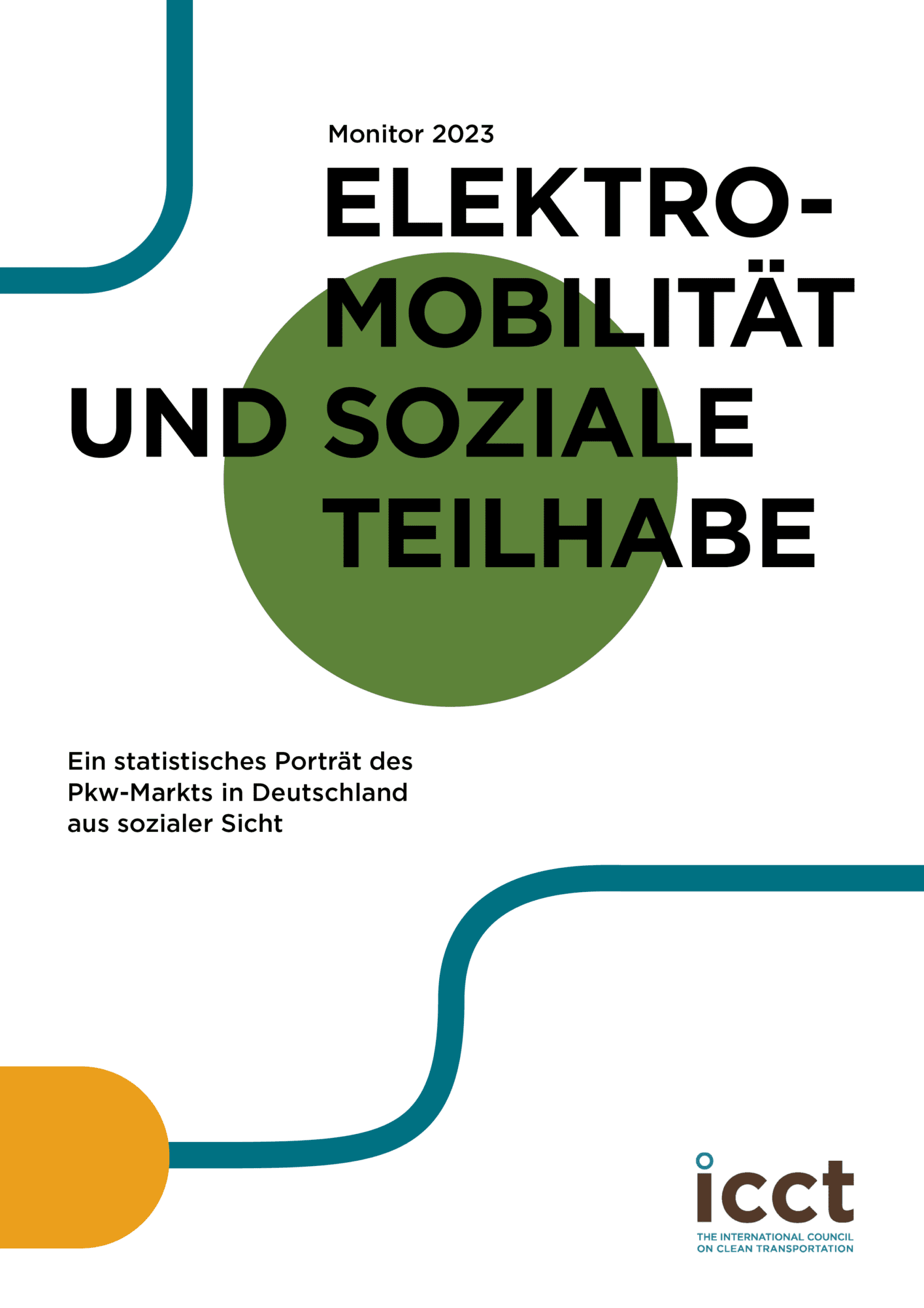 2023_ICCT_E-Mobility_Cover Elektromobilitäet und soziale Teilhabe