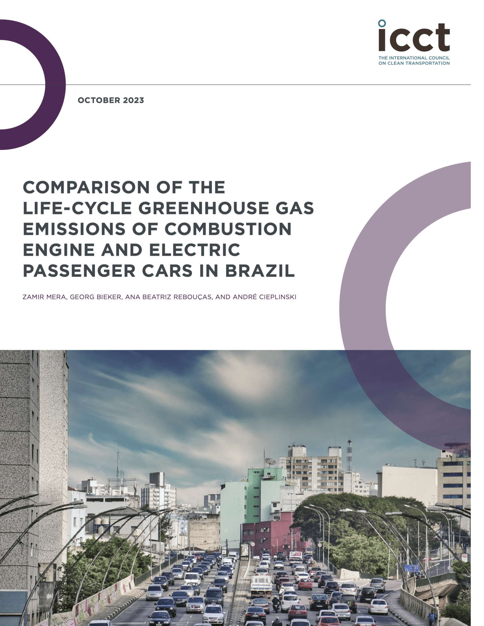 Brazil-LDV-LCA-report-A4-v7 cover Elektromobilitäet und soziale Teilhabe