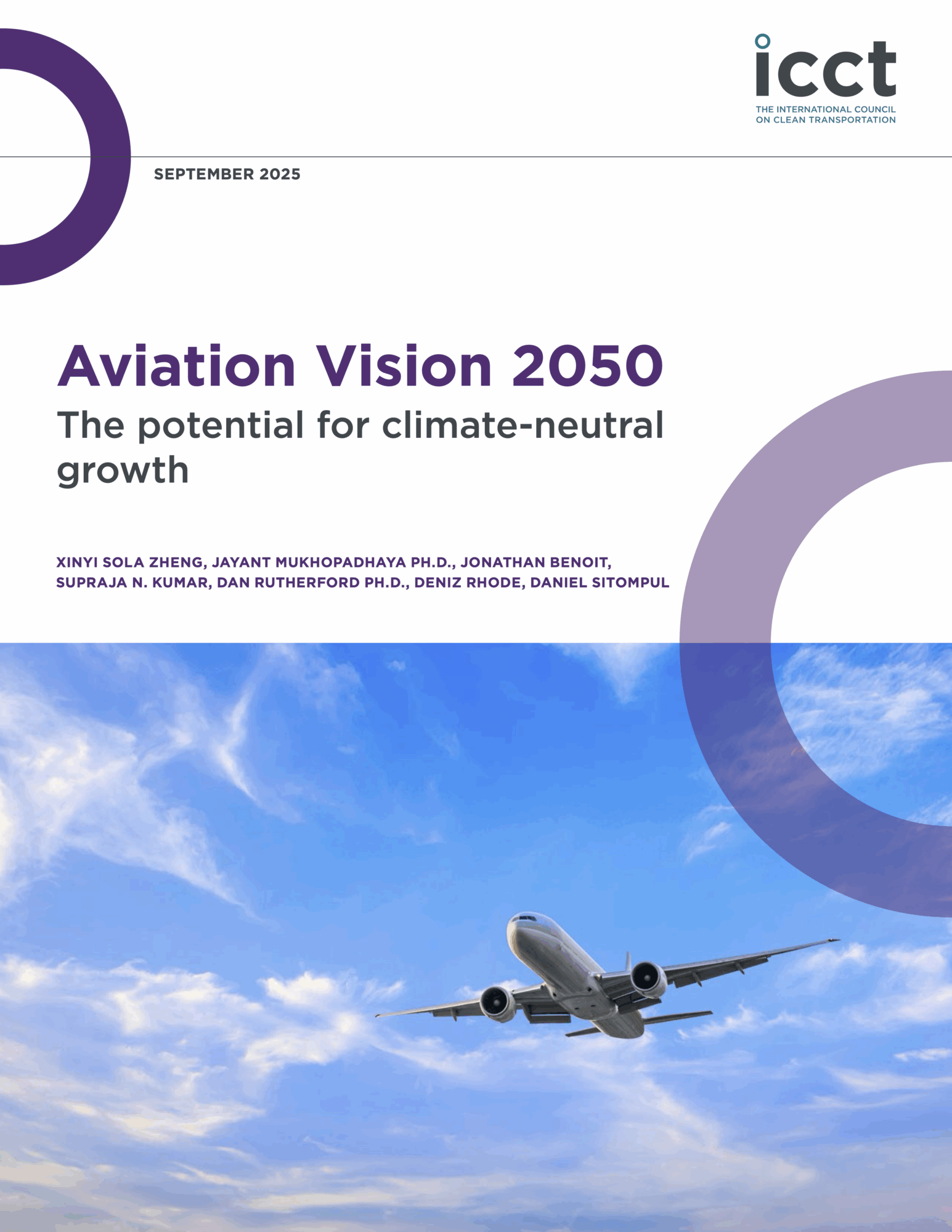Aviation vision 2050 cover